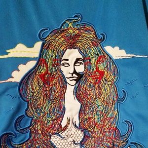 Size 4XL Mens COOGI Track Jacket Mermaid